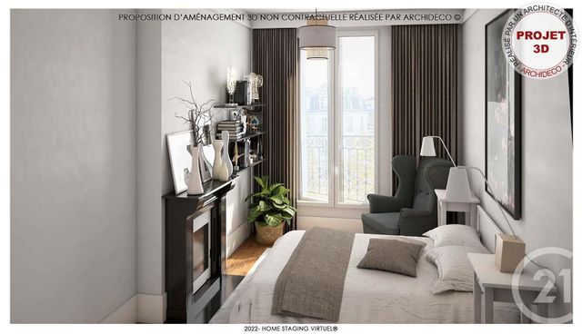 Appartement F3 à vendre - 3 pièces - 48.0 m2 - PARIS - 75014 - ILE-DE-FRANCE - Century 21 Actif Immobilier